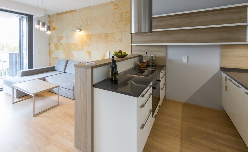 리시덴츠 암 츠스윙 드레스덴 외부 사진 A modern open-plan kitchen