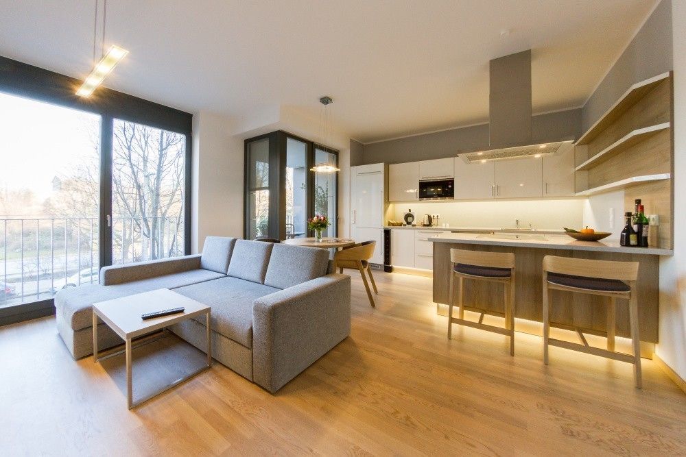 리시덴츠 암 츠스윙 드레스덴 외부 사진 A modern apartment in Berlin, Germany